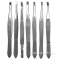 Hairdressing Tweezers Stainless steel eyebrow tweezers eyebrow clip three holes and heavily eyebrow clip Manufactory